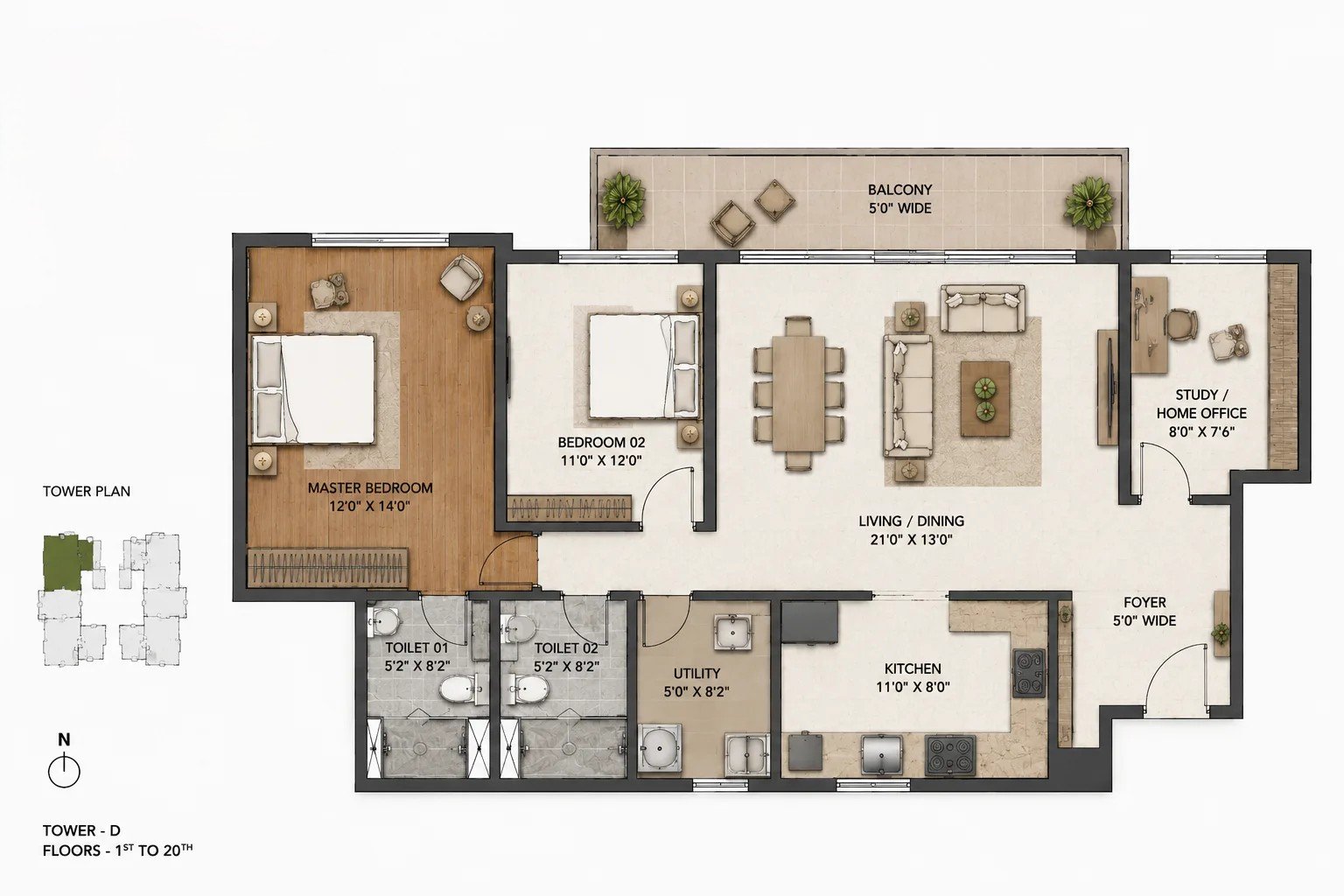 2.5 BHK
